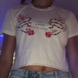 PacSun quote crop top